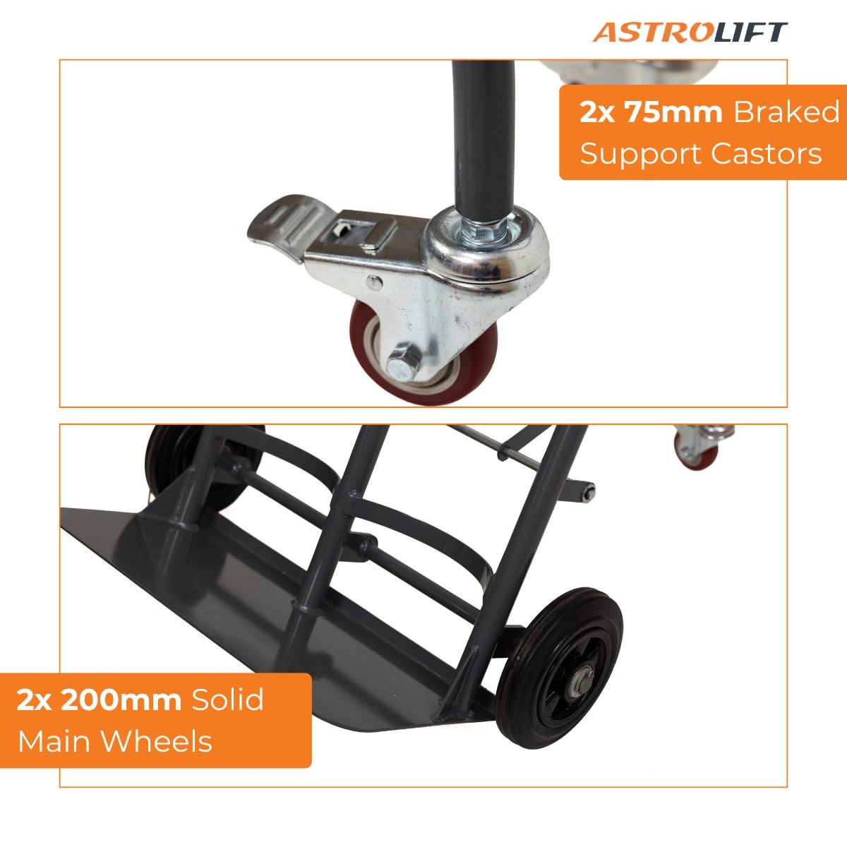 Buy Gas Bottle Trolley - Dual  in Materials Handling available at Astrolift NZ